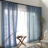 Modern Minimalist Cotton Linen Curtains for Home Decor