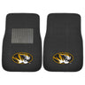 FANMATS 17605 Missouri Tigers 2-Piece Embroidered Team Logo Car Mat Set Front Row Automotive Floor Mats
