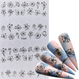 Decorative Manicure Adhesive Nail Strap Stickers