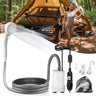 AUTOPkio Portable Camping Shower 12v Plug-and-Play Camp Showerhead Kit with Brushless Motor Camp Shower Pump for Outdoor Hiking Rv Travel