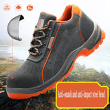 Men's Steel Toe Non-Slip Welding Safety Work Shoes