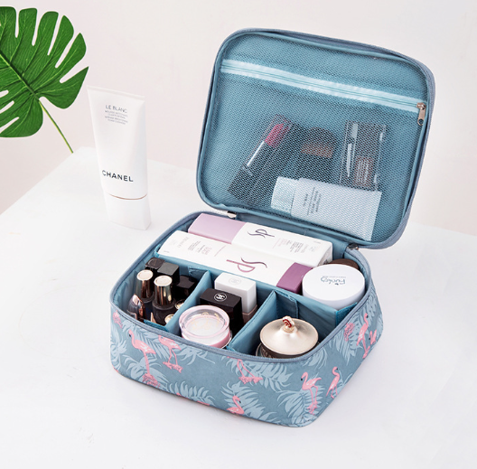 Portable Travel Makeup Bag and Toiletry Organizer