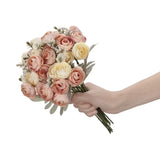 18pcs Artificial Rose Flowers for Home and Wedding Decor