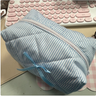 Cute Striped Beauty Bag