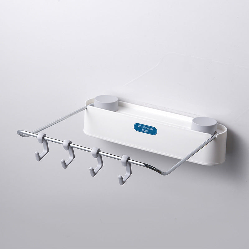 Wall-Mounted Basin Storage Rack for Bathroom