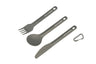 Sea to Summit Alpha Light Aluminum Camping Cutlery Set Knife Fork Spoon
