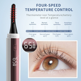 Electric Heated Eyelash Curler with 4 Temperature Modes