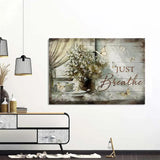 Canvas Poster of Floral Butterfly Art for Home Decor
