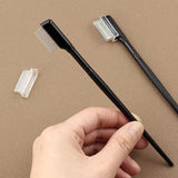 Mascara Brush Separator and Curler for Eye Makeup