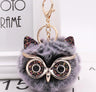 Grit Cat Owl Plush Keychain for Car Accessories