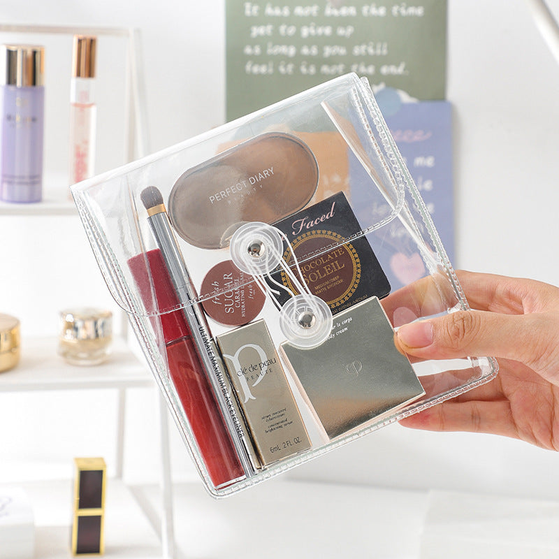 Waterproof Transparent PVC Storage Bag for Office Use