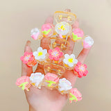 Large Transparent Tulip Flower Hair Clip
