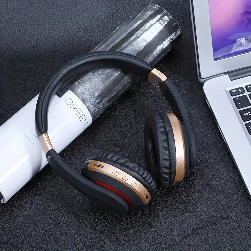 Wireless BT Headphones with Microphone for Gaming