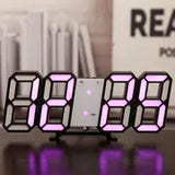 LED Digital Wall Clock with Alarm - Home Decor Item