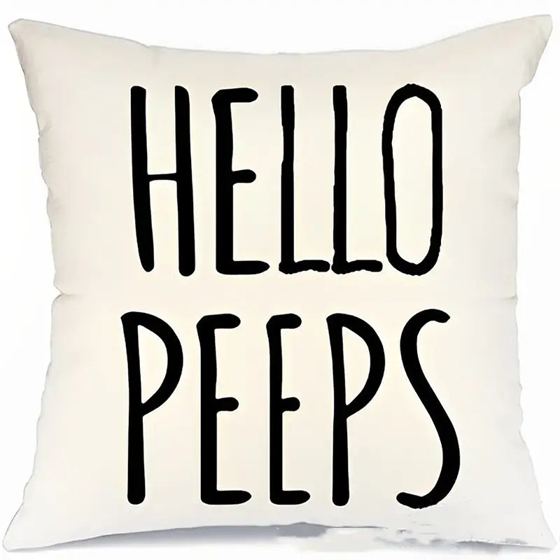 Easter Carrot Pattern Throw Pillowcase for Home Decor