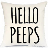 Easter Carrot Pattern Throw Pillowcase for Home Decor