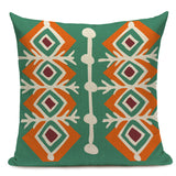 Bohemian Car Seat Cushion and Linen Pillow Cover