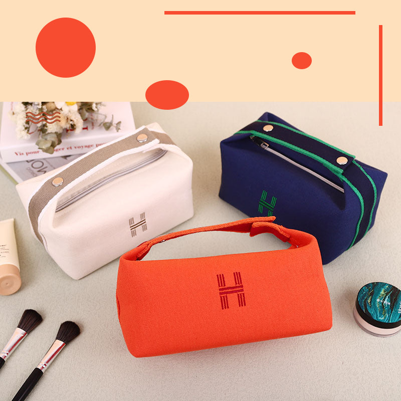 Waterproof Canvas Travel Toiletry Organizer Bag