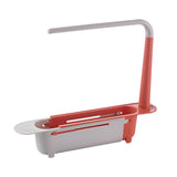 Telescopic Sink Drain Rack and Storage Organizer