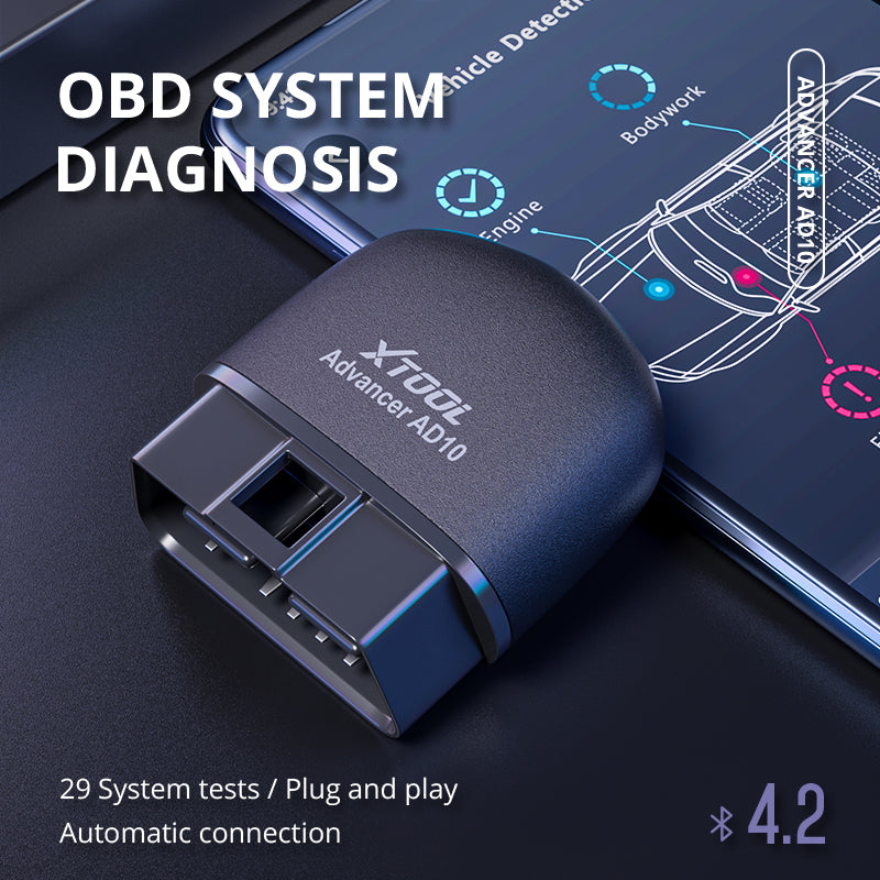 XTOOL AD10 OBD2 Diagnostic Scanner with Bluetooth ELM327