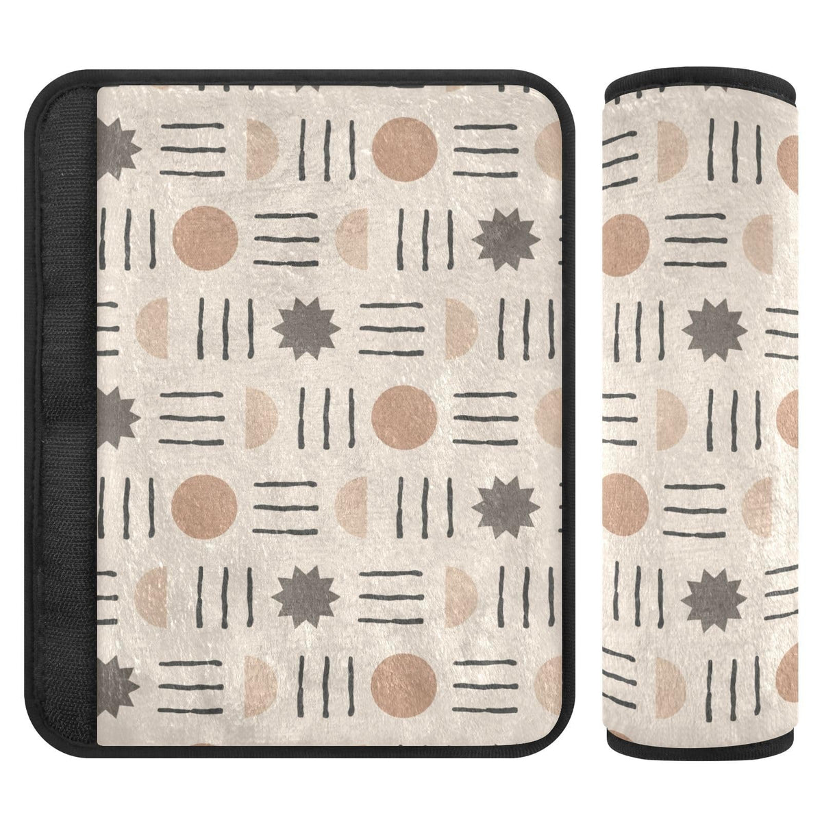 ElliTarr 2 Pack Seatbelt Covers Seat Belt Cover Pad for Adults Boys Girls Car Seat Strap Covers Pads Cushion Universal Shoulder Strap Pad Protector for Backpack Camera Bag 6.5 x 6.5 Inch Boho