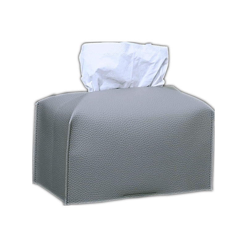 Creative Leather Tissue Box for Home and Car Storage