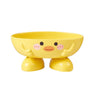 Cartoon Yellow Duck Soap Box Holder for Bathroom Storage