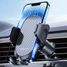 Miracase Phone Holders for Your Car with Metal Hook Clip Air Vent Cell Phone Car Mount Universal Automobile Cradle Fit for iPhone Android and All Smartphones Dark Black