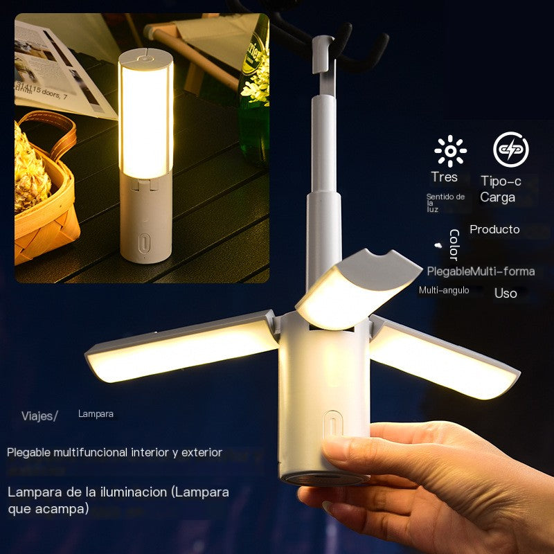 Portable Rechargeable Folding Outdoor Camping Light