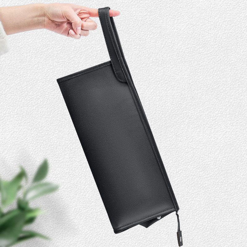Travel Portable Hair Dryer Storage Bag – PU Organizer Case
