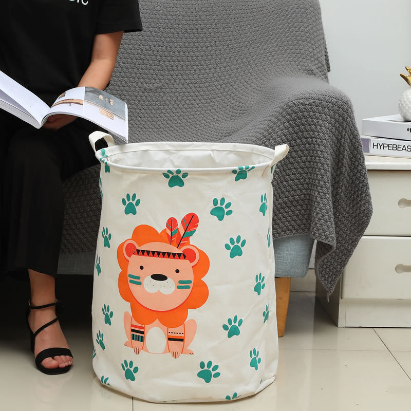 Cartoon Storage Bins - Large Waterproof Clothes Basket