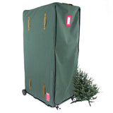 [Giant Rolling Tree Storage] - 15 Foot Christmas Tree Storage Bag | Heavy Duty Frame with Wheels to Fit Artificial Trees up to 15 Feet Tall | Separated Net Storage Area | GreensKeeper by Tree Keeper
