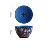 Bohemian Hand-Painted Ceramic Bowls for Home Use