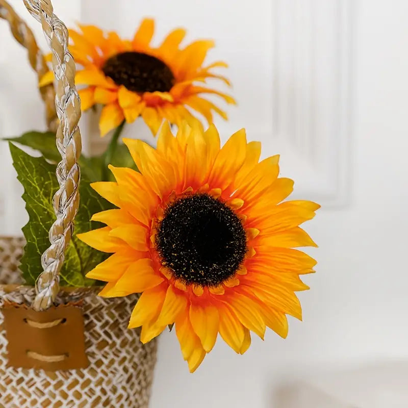 Artificial Sunflower Long Stem for Home and Party Decor