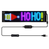 Ultra-Thin Flexible USB Car LED Advertising Screen