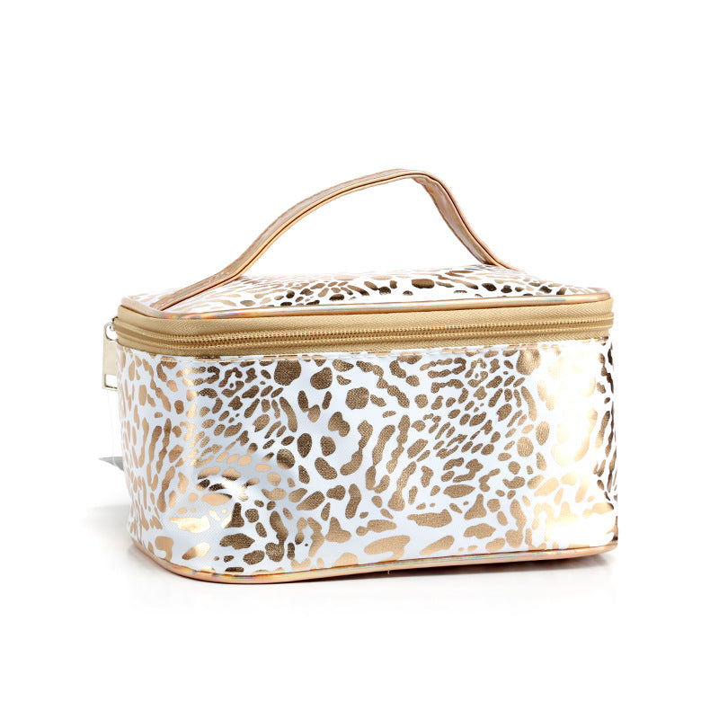 Leopard Print Large Capacity Handbag Cosmetic Bag