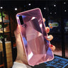 Diamond Rhombus Pattern Mirror Phone Case