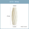 Modern Plastic Flower Vase for Home Decoration (1pc)