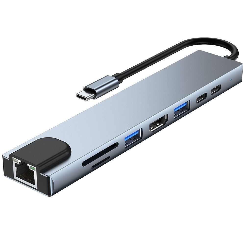 8-in-1 USB C Hub with 4K HDMI and Card Reader