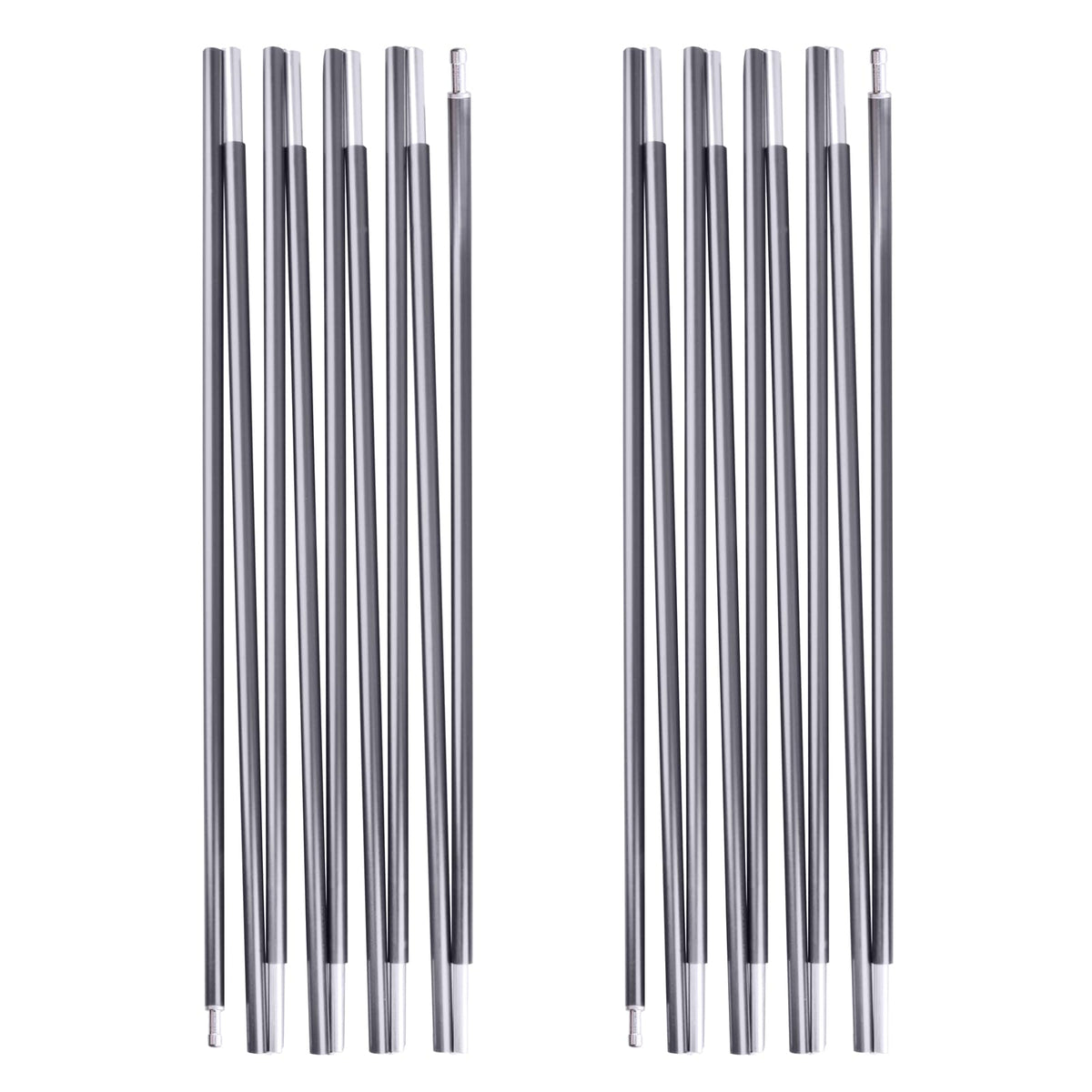 TRIWONDER Tent Pole Replacement Aluminum Camping Rod Accessories Multifunction Tent Poles 2 Poles (12.83 ft)