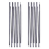 TRIWONDER Tent Pole Replacement Aluminum Camping Rod Accessories Multifunction Tent Poles 2 Poles (12.83 ft)