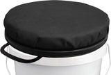 GearHill 5 Gallon Bucket Seat 360 Degree Swivel Bucket Lid Padded with Memory Foam Bucket Seat Cover Used for Hunting Gardening and Camping Fishing Seat