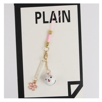 Handmade Japanese Rabbit Bell Phone Charm Accessory