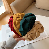 Wide Edge Cloth Hair Band for Women - Retro Style Accessory