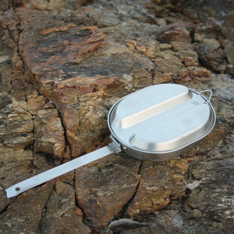 Stainless Steel 304 Round Lunch Box for Outdoor Camping