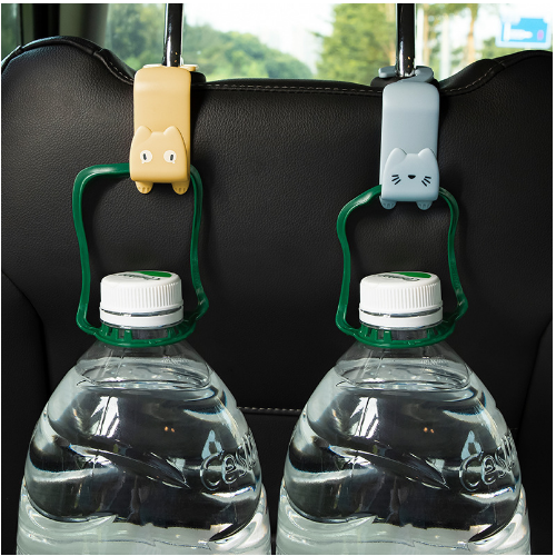 2pcs Universal Car Seat Back Hooks for Storage