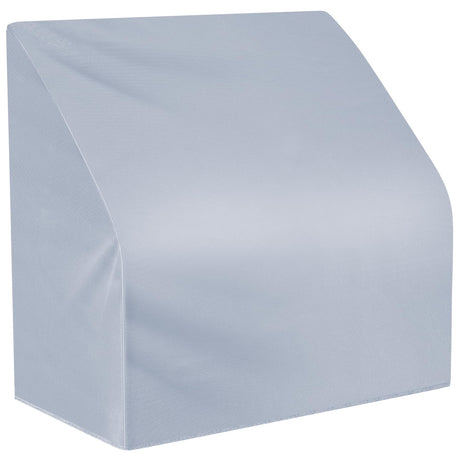 1 Pack Boat Seat Cover - Waterproof 600D Boat Swing Back Seat Cover Leaning Post Swingback Cooler Boat Seat Cover - 36W x 20D x36H inch Grey.