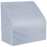 1 Pack Boat Seat Cover - Waterproof 600D Boat Swing Back Seat Cover Leaning Post Swingback Cooler Boat Seat Cover - 36W x 20D x36H inch Grey.
