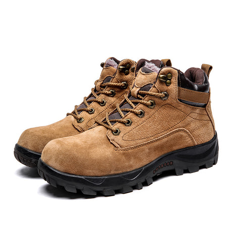 Men's Waterproof Leather Hiking Boots for Fall/Winter