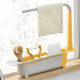 Adjustable Telescopic Sink Storage Rack and Organizer